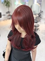 ルモ(Lumo)&nbsp;【HIROMI指名】縮毛しててもできるブリーチなし限界赤髪