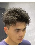 桑名スパイキーショートツイストスパイラルパーマツイスパ強め