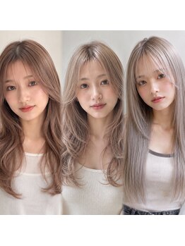 ケンジ 平塚ラスカ店(KENJE)の写真/【セミナー講師経験のあるスタイリストのプロデュースサロン】ブリーチを使った理想のカラーに♪【平塚】