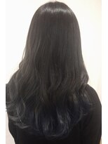 ヴィジョン(VISION)&nbsp;毛先ブルーのグラデーション＊アディクシーカラー