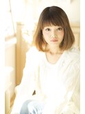 joyeux☆大人可愛いナチュラルミディアムストレート