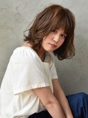 セミウェーブな色っぽ鎖骨ミディ♪