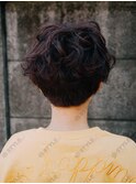 無造作カットパーマ
