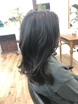 アメリ(Ameri) -Ameri-セミグラデーション　×   ディープグレー