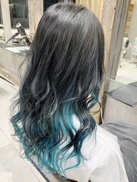 トルネード(TORNADO) ツイステ風 リーチ兄弟(ジェイド・フロイド) ターコイズブルー