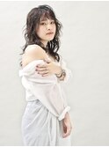 無造作パーマ外国人風ロングレイヤー