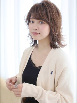 ロンド レグリーズ 立川(Lond leglise) 【槌矢圭悟】ウルフ/外ハネ/レイヤー/ベージュカラー