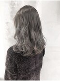 【Des.Art赤坂】大人可愛い×くせ毛カット×ホワイトグレージュ