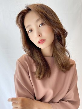 ケーツー心斎橋 クイーンズガーデン バイ ケーツー(K two QUEEN'S GARDEN by K two) 韓国風かきあげセミディ2/心斎橋&難波&なんば