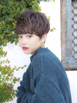 ロンドプロフィール 浦和(Lond profil)&nbsp;デザインカラー厚めバングローライトスリークボブ