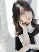 ローマ ギンザ(ROMA Ginza)&nbsp;【ROMA銀座】地毛風黒髪でも可愛い/ヨシンモリ巻きセミディ