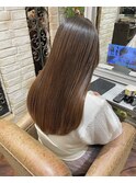 ナチュラルストレート ロングヘア