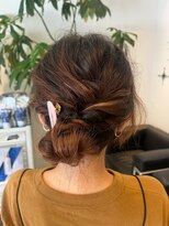 ディーヘアーデザイン(d.HAIR DESIGN)&nbsp;お団子×カジュアル♪