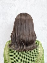 デミヘアー(Demi hair) チョコレートブラウンカラー×ゆるふわウェーブ巻き