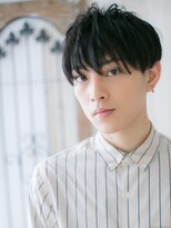 モッズヘアメン 名護大東店(mod's hair men)&nbsp;アッシュブラックで優しい印象の重軽マッシュヘアーg名護大東