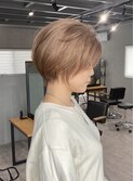 【Alen】 ミルクティーカラー×ミニショート