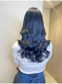 艶髪ブルーブラック