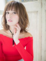 クオーレ ヘア アンジュ 水戸店(CUORE HAIR ange)&nbsp;水戸/イルミナカラー/前髪パーマ/レイヤーロング/黒髪c