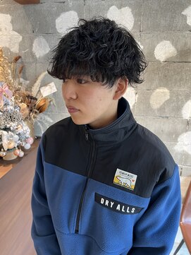 ソワ 四日市(soie) 【soie岡村】波巻き×ツイストスパイラル/ツーブロック