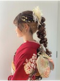 成人式ヘア成人式髪型振袖ヘア袴【aya】