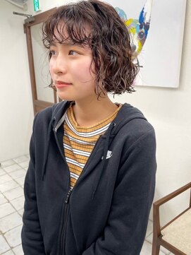 プフ 伏見(puf) [puf 伏見/丸の内/栄/名古屋]くるくるパーマボブ★鳥山
