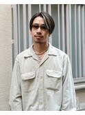 men's highlight （メンズセンターパートハイライト）