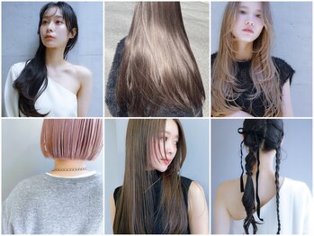 sia 心斎橋 レイヤーカット/髪質改善/ブリーチなしダブルカラー/韓国