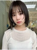 似合わせ小顔レイヤーボブウルフ_原宿/髪質改善