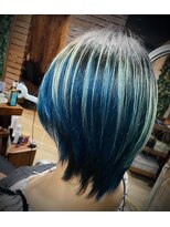 フェニーチェ アヴァンティ インターナショナルヘアサロン(fenice avanti)&nbsp;BLUEハイライト