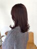 【平日限定】 カラー＋2Stepトリートメント＋前髪カット(ミニホームケア付き)