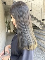 メゾンアクア 表参道(Maison ACQUA)&nbsp;◎ブリーチなしカラーメルティーカラーオリーブベージュ