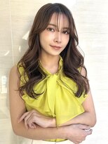 オーロ 塚口店(ORO)&nbsp;20代30代大人ガーリーダークアッシュミディアムレイヤーカット