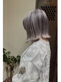 ハイライト　バレイヤージュ　ショート　レイヤー　髪質改善