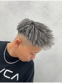 パイルツイスト×ホワイトハイライト