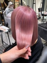 フォルテ 島田店 ハイトーンでも安心♪ピンク系×髪質改善