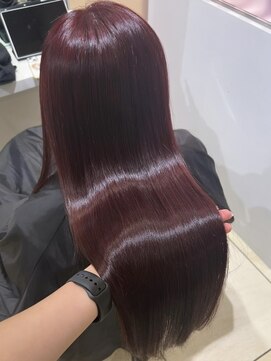 ユーフォリア 池袋東口駅前店(Euphoria) 【Euphoria/Miku】艶カラー/暖色カラー/トリートメント/韓国ヘア