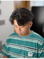 セフィル(SEPHILE)&nbsp;フェザーパーマ/水戸/メンズ韓国ヘア