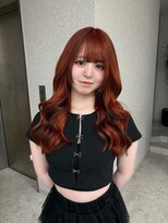 天神美容室&nbsp;【Kanami】羽エクステ×デザインカラー