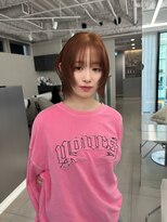 キティー サカエ(kiti SAKAE)&nbsp;ベージュ/レイヤーカット/ハッシュカット/栄