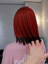 エン 栄店(enne)&nbsp;ピンクベージュ/アンブレラカラー/イメチェン/前髪/ハッシュボブ