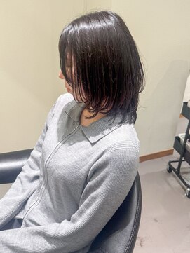 クリック(Click) 着物ヘア/大人ガーリー/ダークアッシュ/似合わせカット/小倉