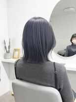 トランク 金剛店(tranq)&nbsp;伸ばしかけボブシルバーカラー