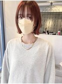 顔まわりレイヤーボブ