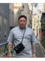クフィア メンズフェード カンポ 天王寺(CUFFIA MENSFADE CAMPO)&nbsp;針金パーマ×テーパーフェード