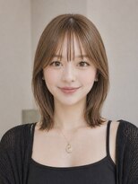 オーラ オモテサンドウ(Aura omotesando)&nbsp;透け感結べるボブ × シースルーバング