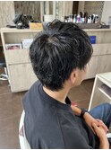 緩めシャドウパーマ
