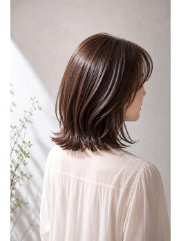 ベルシス(Bellexsis)の写真/【ダメージを感じさせない艶カラー】髪をケアしながら髪質を改善していくカラーが人気！