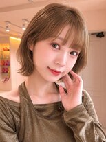 サンド クリア 横浜本店(sand clear)&nbsp;レイヤーボブ×マロンベージュが大人可愛い