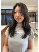 パーク(PARK)&nbsp;大人レイヤー ハッシュカット 顔周りカット