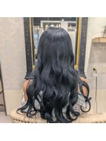 アルヴェラヘアエッセンス(ARVELA hair essence)&nbsp;透けるブルーブラック×青みグレーダブルカラー